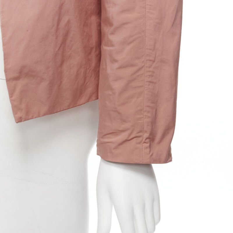 Marni MARNI dusty blush pink polyamide nylon spread collar blazer jacket IT40 XS Size S / US 4 / IT 40 - 11 Thumbnail