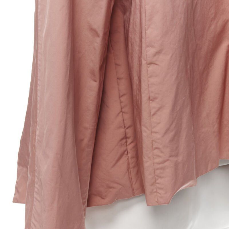 Marni MARNI dusty blush pink polyamide nylon spread collar blazer jacket IT40 XS Size S / US 4 / IT 40 - 10 Thumbnail
