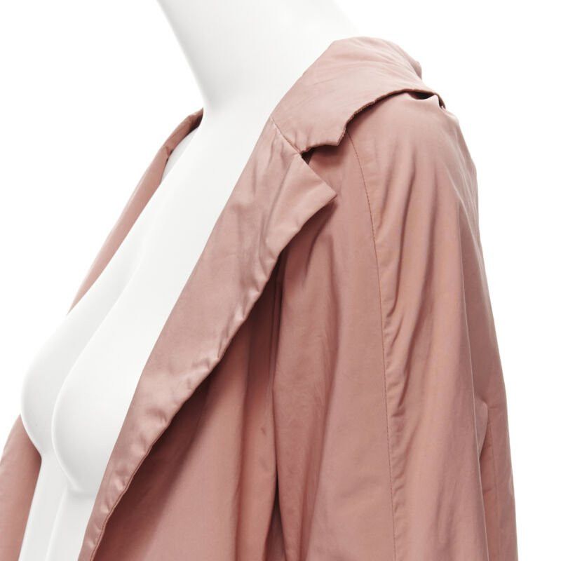 Marni MARNI dusty blush pink polyamide nylon spread collar blazer jacket IT40 XS Size S / US 4 / IT 40 - 6 Thumbnail