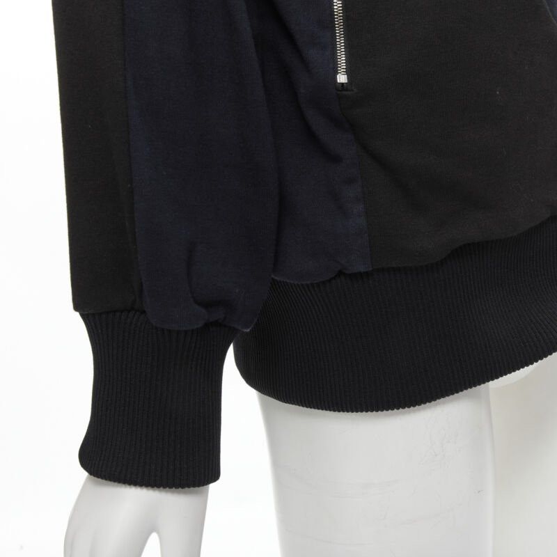 Marni MARNI black navy white geometric colorblock patchwork track jacket IT42 M Size M / US 6-8 / IT 42-44 - 9 Thumbnail