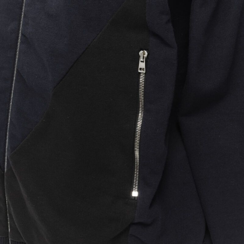 Marni MARNI black navy white geometric colorblock patchwork track jacket IT42 M Size M / US 6-8 / IT 42-44 - 7 Thumbnail