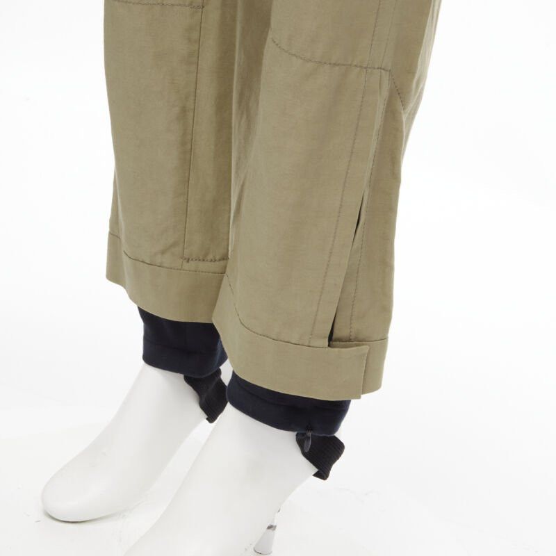 Marni MARNI brown cotton layered hem stirrup jodphur pants IT42 S Size 28" / US 6 / IT 42 - 2 Thumbnail