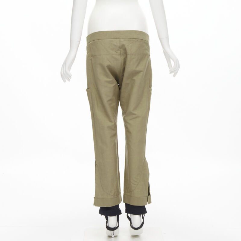 Marni MARNI brown cotton layered hem stirrup jodphur pants IT42 S Size 28" / US 6 / IT 42 - 5 Thumbnail