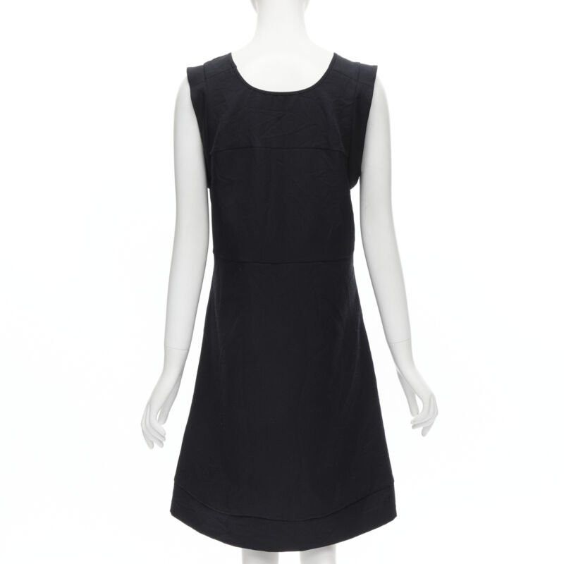Marni MARNI navy blue crinkled scoop neck boxy dress IT42 S Size M / US 6-8 / IT 42-44 - 5 Thumbnail