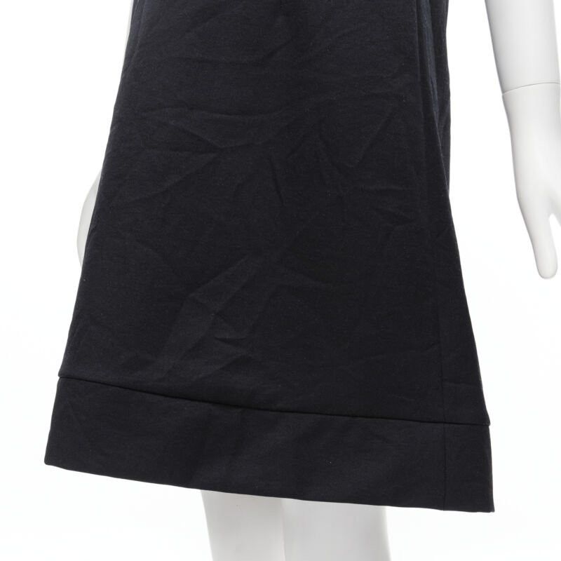 Marni MARNI navy blue crinkled scoop neck boxy dress IT42 S Size M / US 6-8 / IT 42-44 - 10 Thumbnail