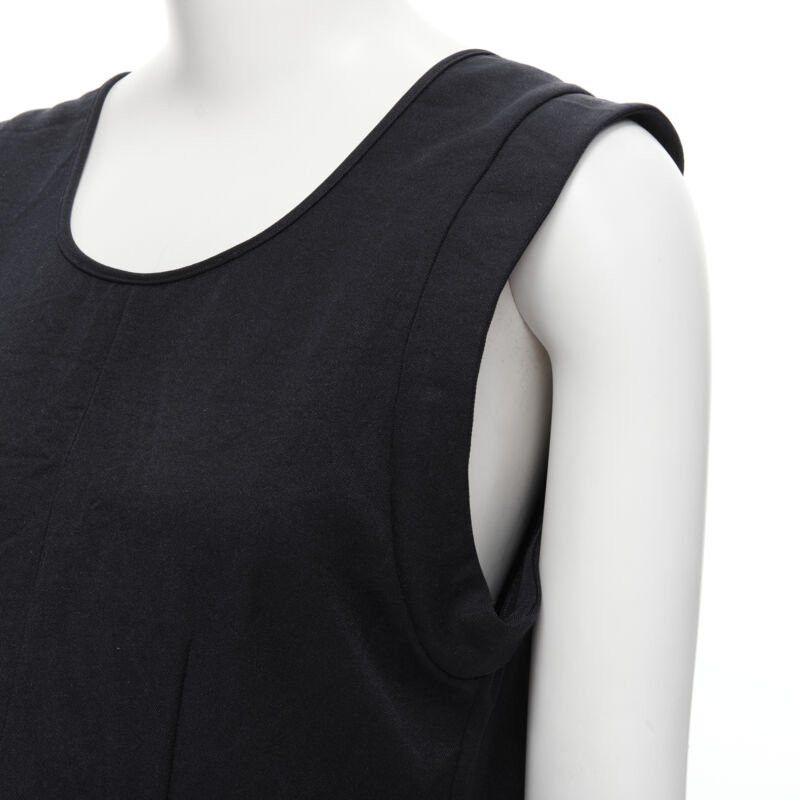 Marni MARNI navy blue crinkled scoop neck boxy dress IT42 S Size M / US 6-8 / IT 42-44 - 2 Thumbnail