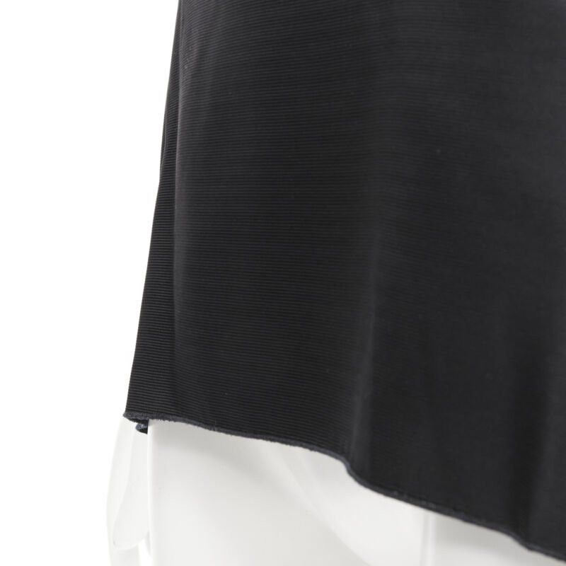 Marni MARNI black V-neck heavy acetate panelled back hem sleeveless boxy top IT38 XS Size XS / US 0-2 / IT 36-38 - 11 Thumbnail
