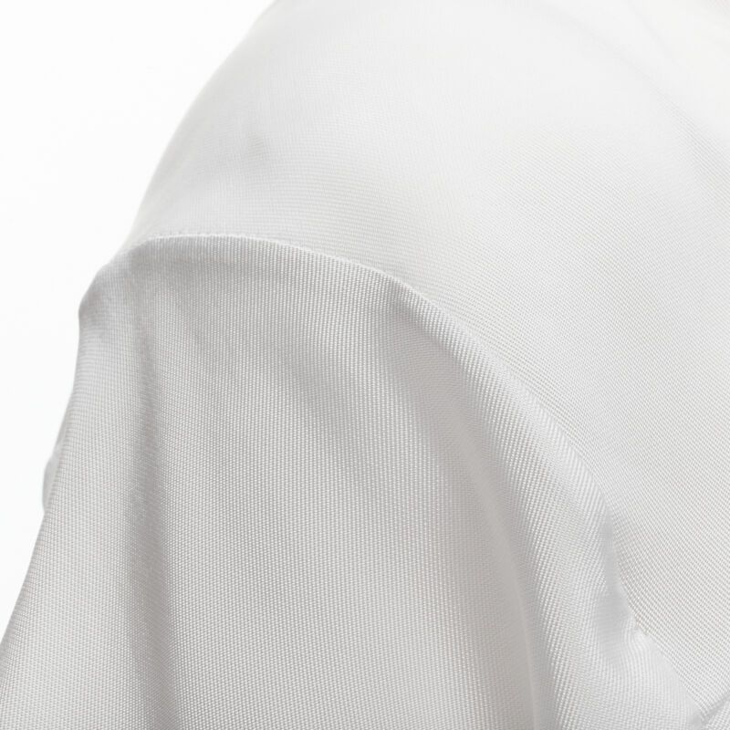 Marni MARNI white viscose cowl neck curved seam slit pocket top IT38 XS Size XS / US 0-2 / IT 36-38 - 10 Thumbnail