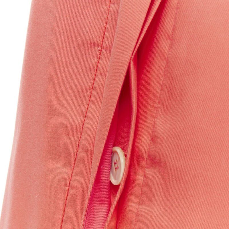 Marni MARNI coral pink cotton silk pleated bubble back boxy sleeveless dress IT40 Size S / US 4 / IT 40 - 8 Thumbnail