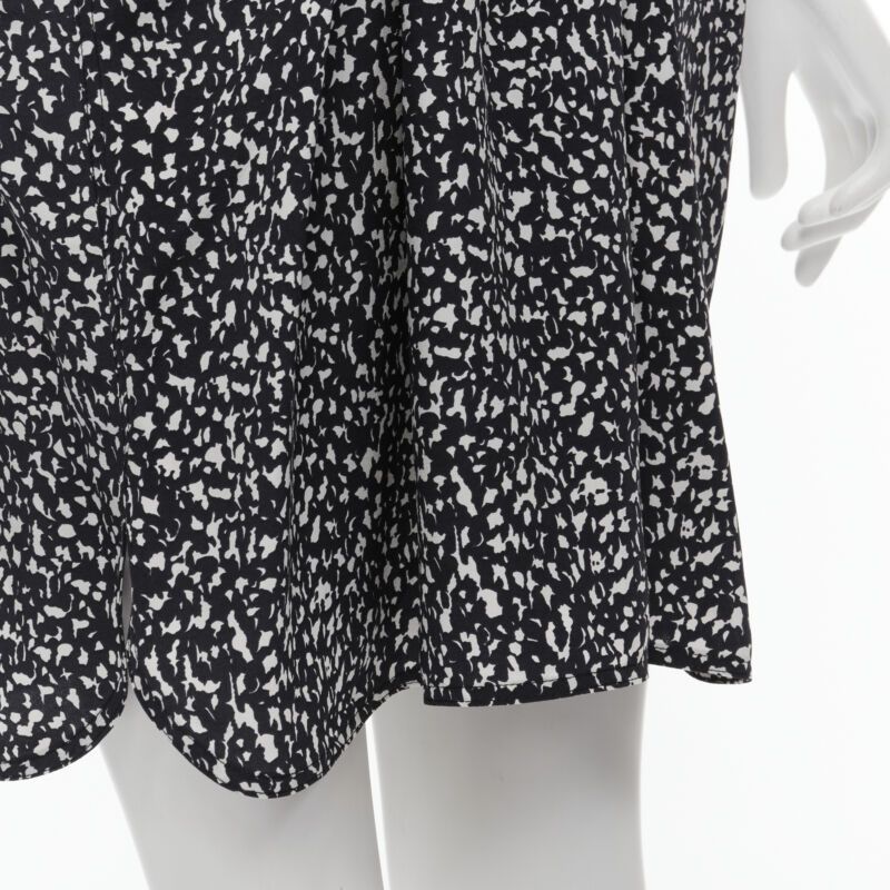 Marni MARNI 100% silk black white abstract button belted sheath dress IT38 XS Size XS / US 0-2 / IT 36-38 - 10 Thumbnail