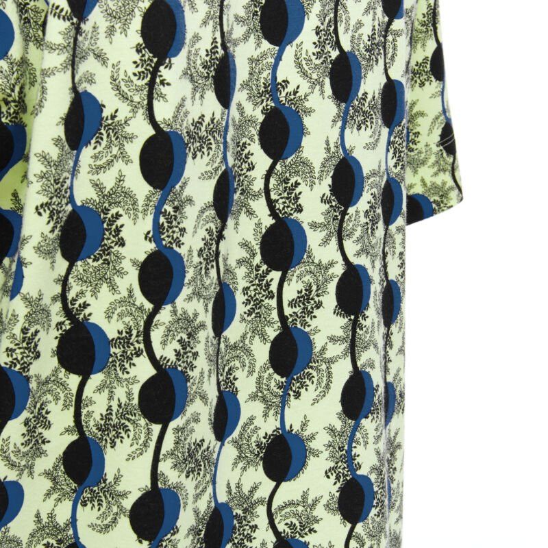 Marni MARNI green paisley blue geometric photo print short sleeve boxy tshirt IT36 XS Size XS / US 0-2 / IT 36-38 - 10 Thumbnail