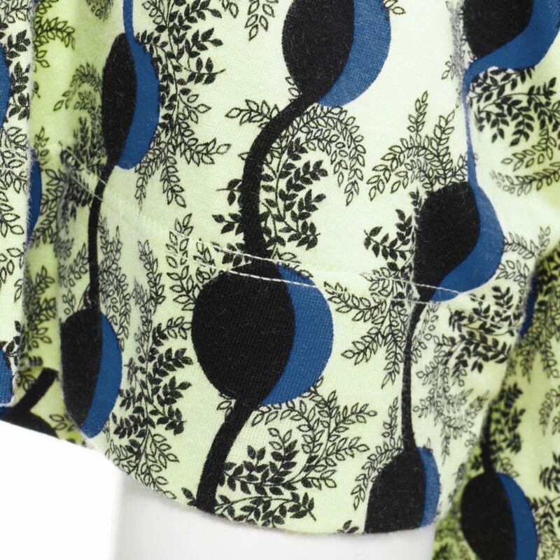 Marni MARNI green paisley blue geometric photo print short sleeve boxy tshirt IT36 XS Size XS / US 0-2 / IT 36-38 - 11 Thumbnail