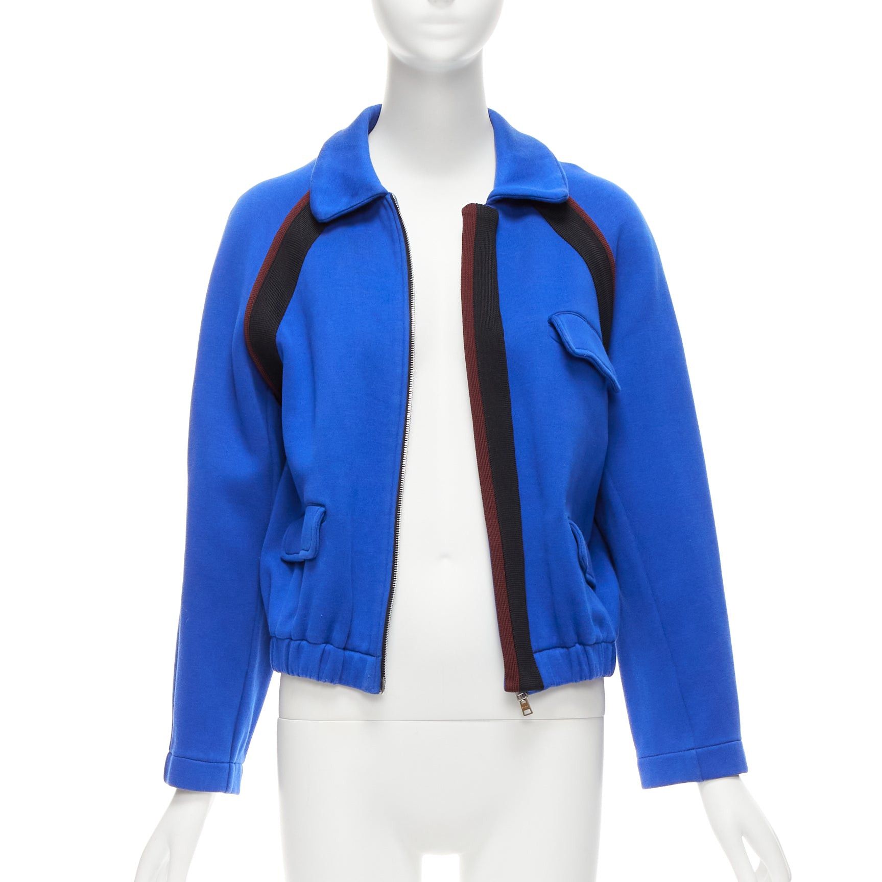 Marni MARNI electric blue track suit raglan bomber jacket IT38 XS Size XS / US 0-2 / IT 36-38 - 3 Thumbnail