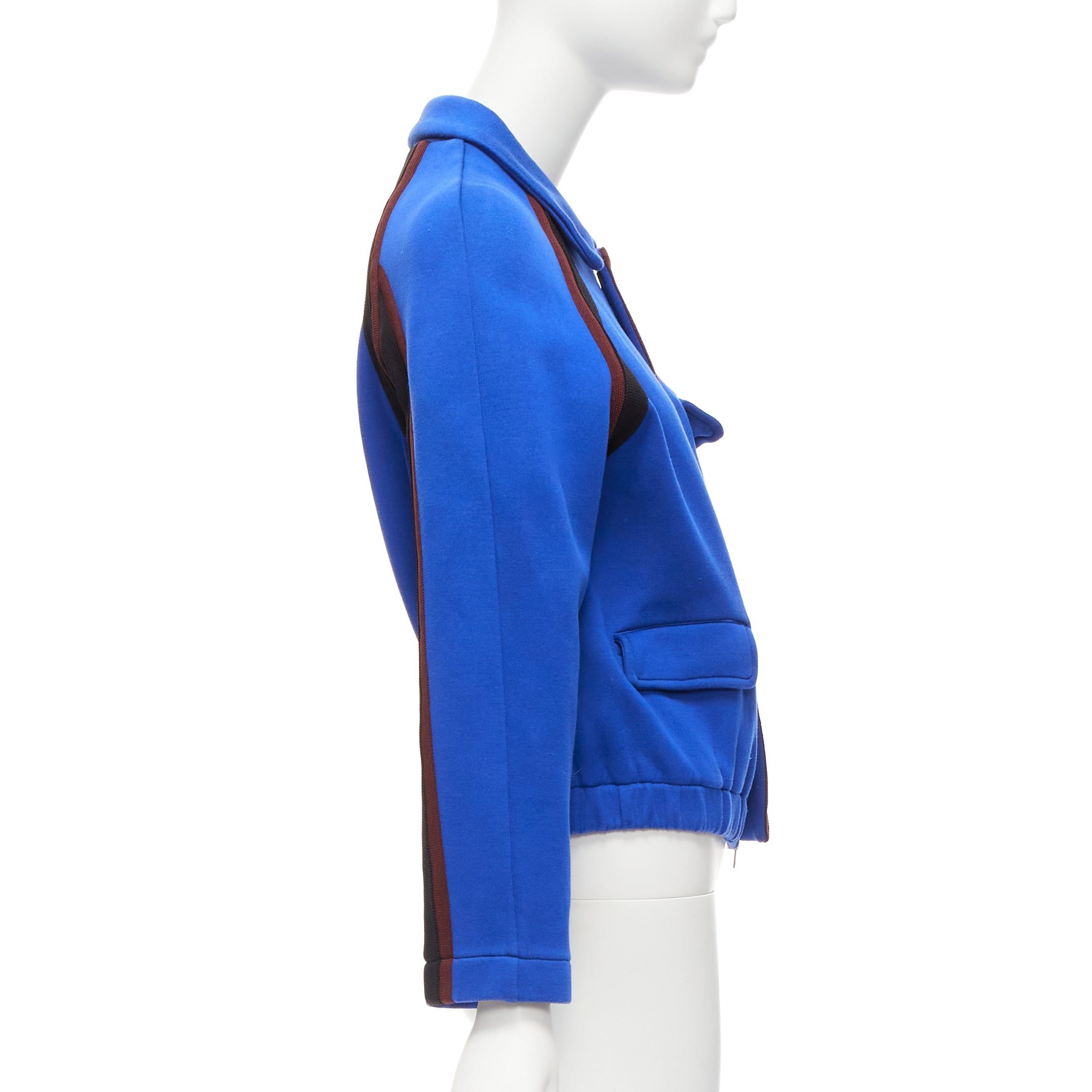 Marni MARNI electric blue track suit raglan bomber jacket IT38 XS Size XS / US 0-2 / IT 36-38 - 5 Thumbnail