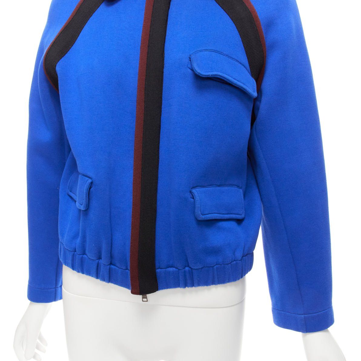 Marni MARNI electric blue track suit raglan bomber jacket IT38 XS Size XS / US 0-2 / IT 36-38 - 8 Thumbnail
