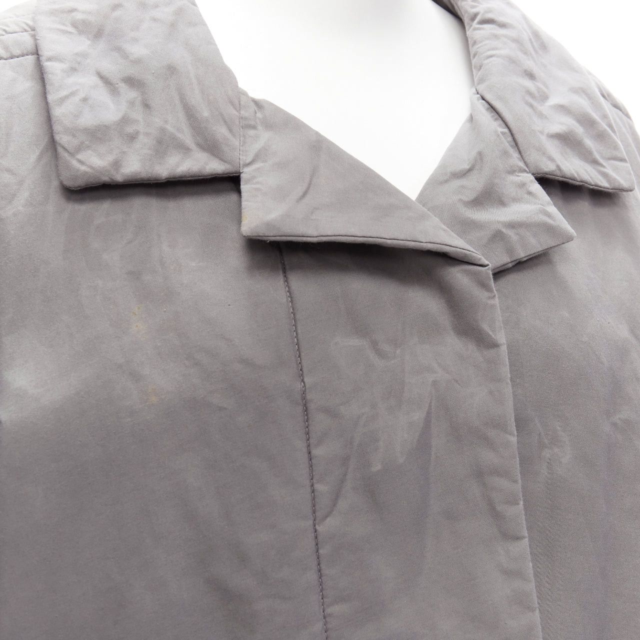 Marni MARNI grey washed cotton brown lined padded cocoon MA1 jacket IT36 XS Size XS / US 0-2 / IT 36-38 - 7 Thumbnail