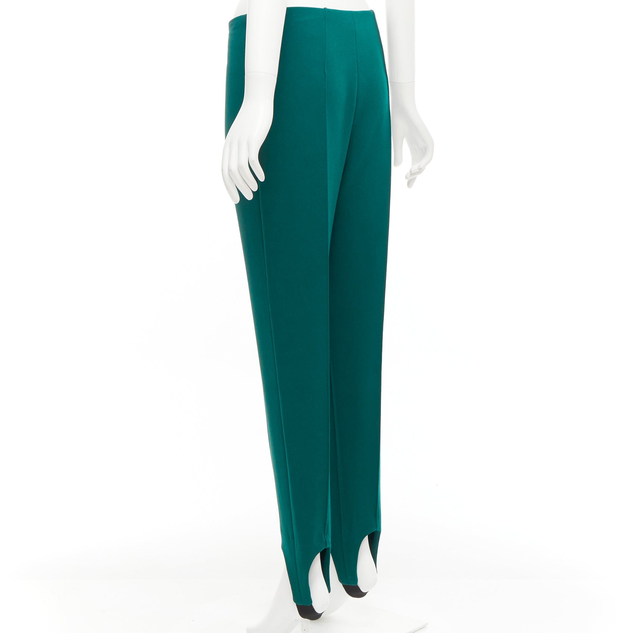 Marni MARNI green pleat front stirrup jodphur pants IT38 XS Size 26" / US 2 / IT 38 - 6 Thumbnail