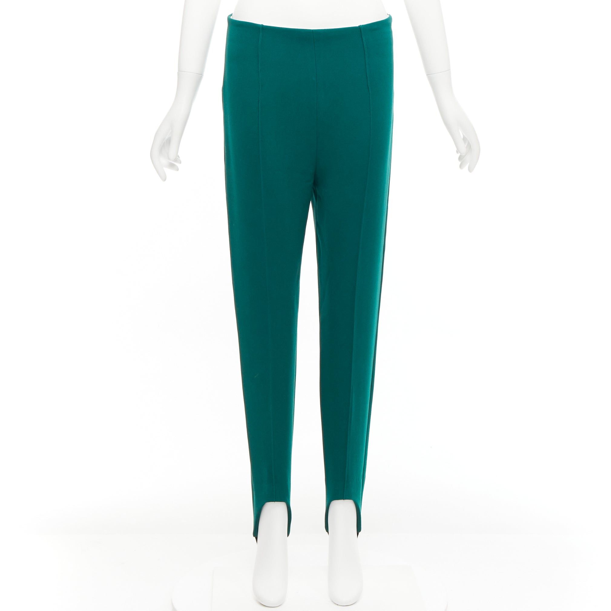 Marni MARNI green pleat front stirrup jodphur pants IT38 XS Size 26" / US 2 / IT 38 - 9 Thumbnail