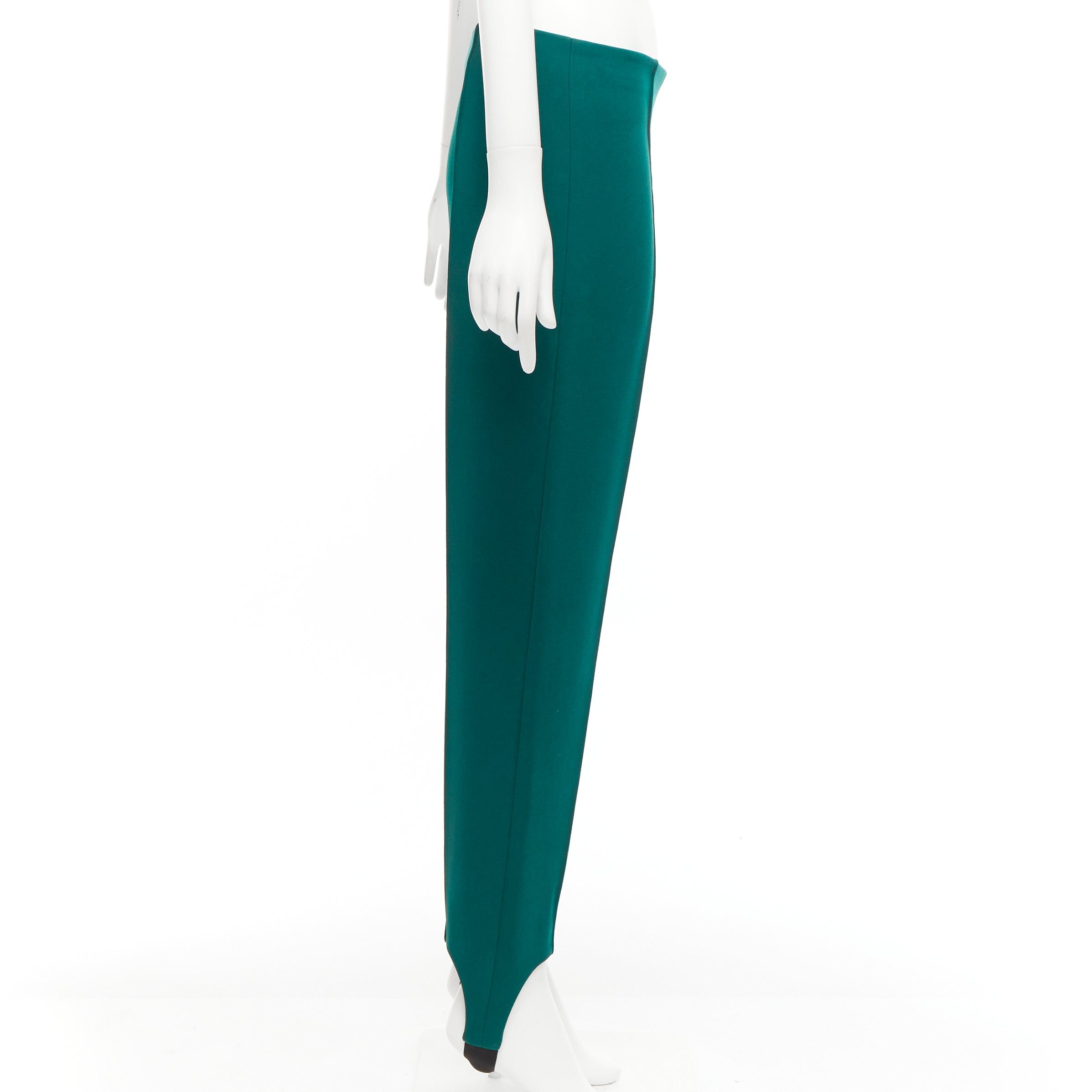 Marni MARNI green pleat front stirrup jodphur pants IT38 XS Size 26" / US 2 / IT 38 - 4 Thumbnail