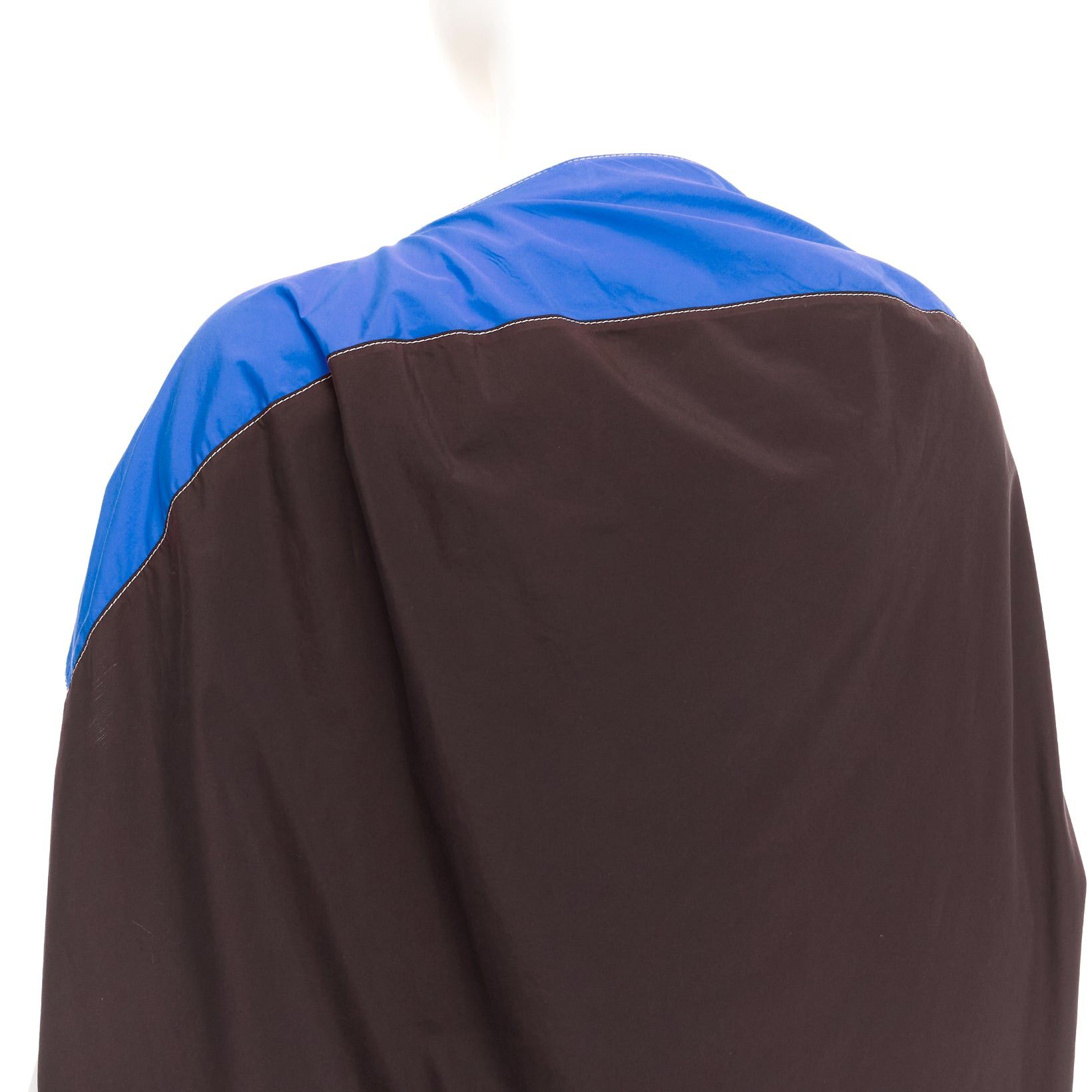 Marni MARNI blue front black back cocoo 3D cut mini dress IT36 XS Size XS / US 0-2 / IT 36-38 - 7 Thumbnail