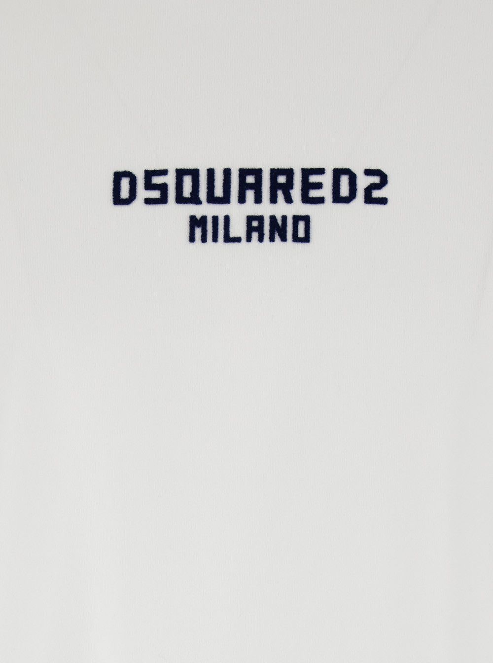 Dsquared2 White Crewneck T-Shirt with Logo Lettering on the Front in Cotton Man Size US XL / EU 56 / 4 - 3 Thumbnail