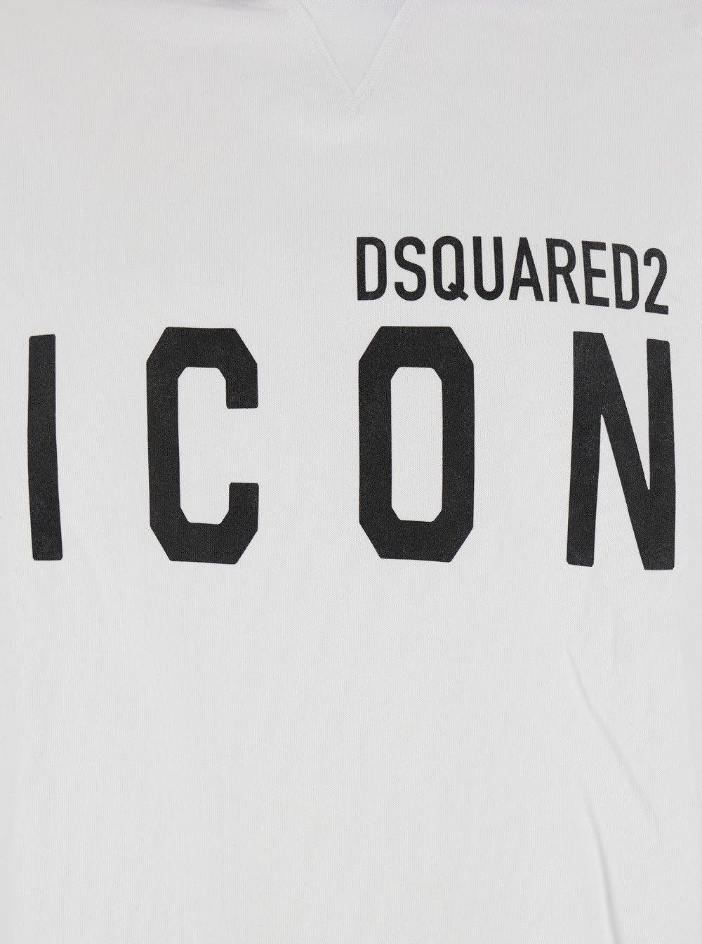 Dsquared2 White Cotton Hoodie with Front Logo Print for Men Size US L / EU 52-54 / 3 - 3 Thumbnail
