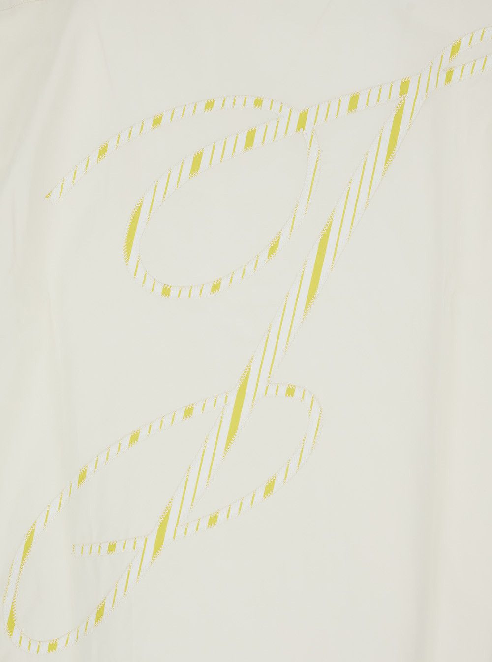 Jacquemus 'Henri' White Shirt with Maxi J Logo on the Back in Cotton Man Size US M / EU 48-50 / 2 - 3 Thumbnail
