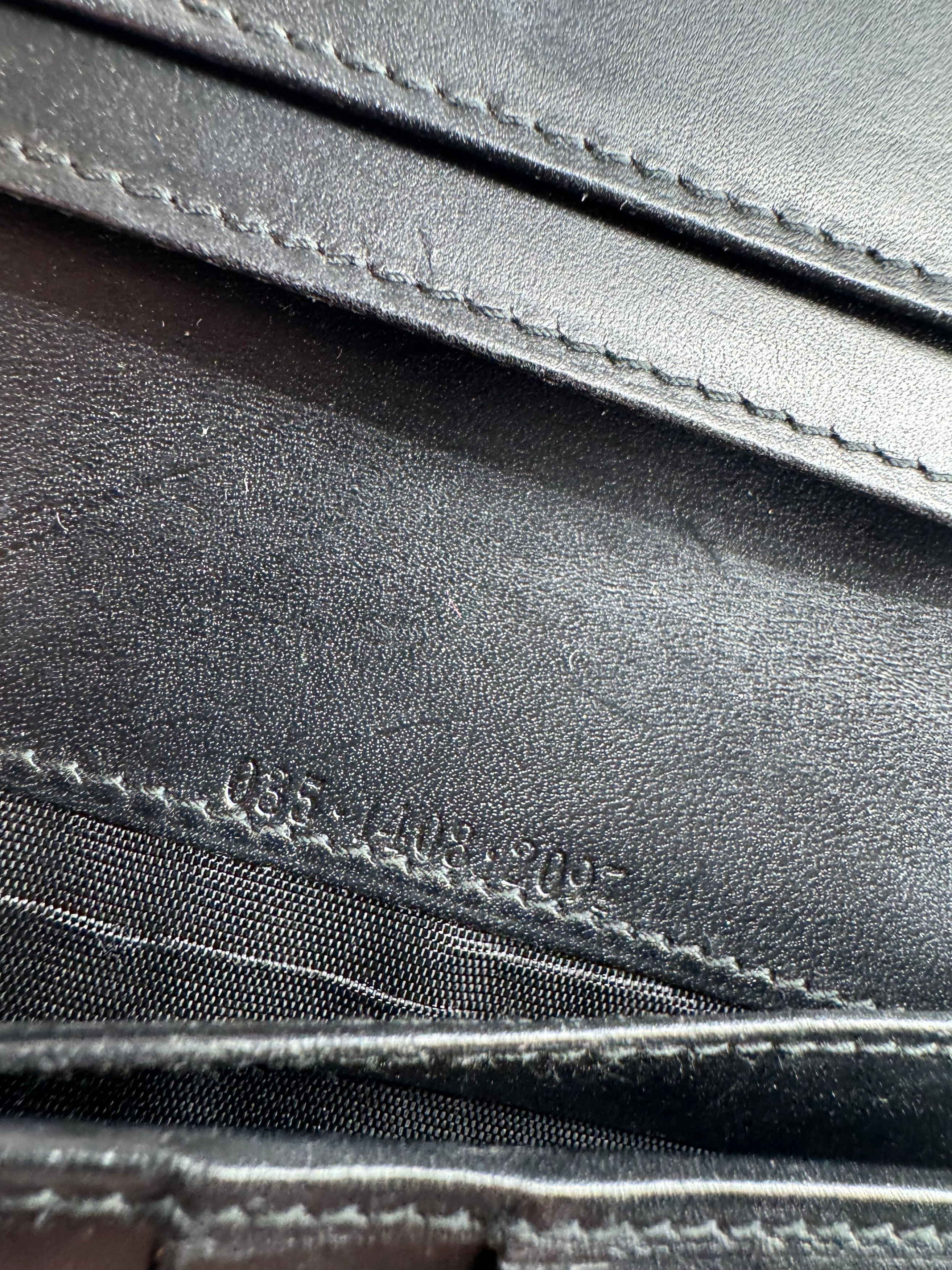 Gucci Vintage Leather Wallet Black Size ONE SIZE - 9 Thumbnail