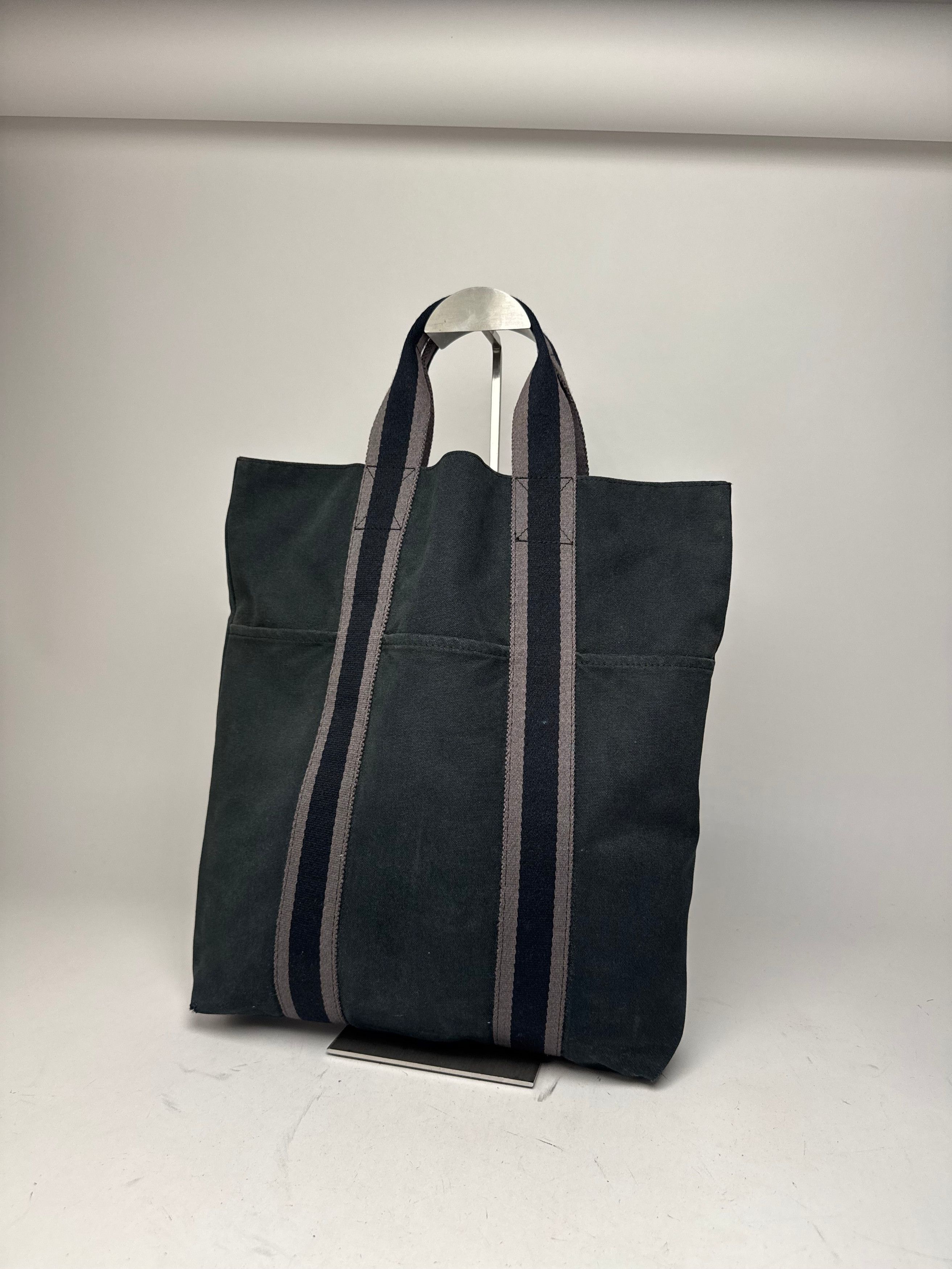 Other Vintage Hermes Canvas Tote bag black Size ONE SIZE - 7 Thumbnail