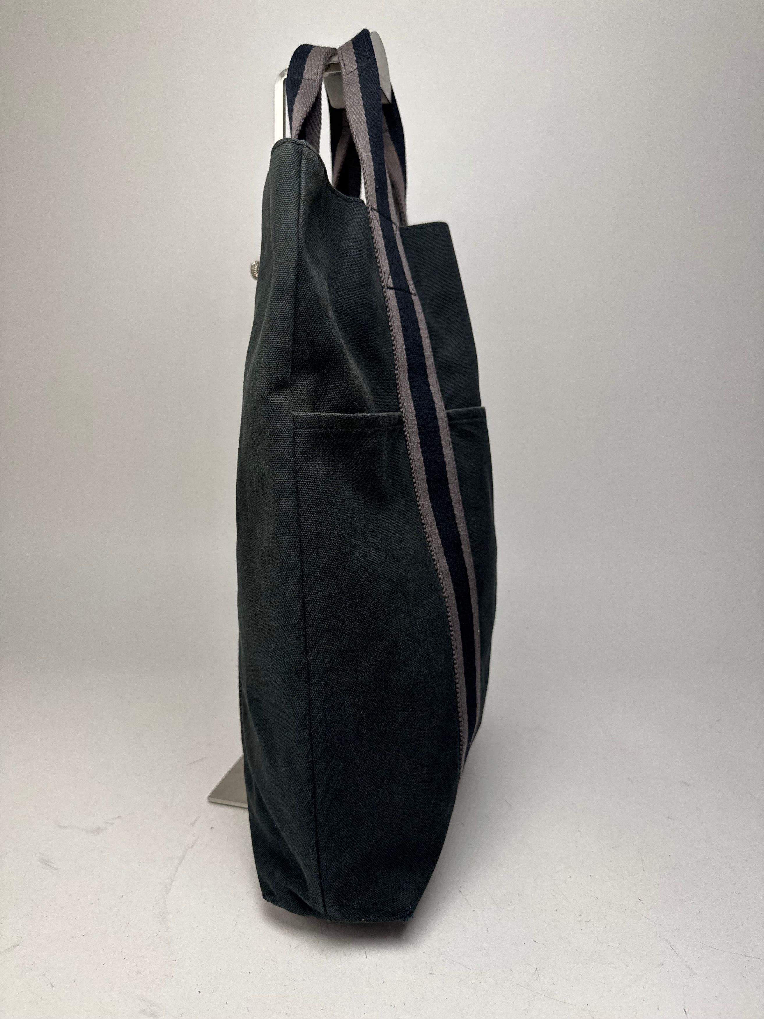 Other Vintage Hermes Canvas Tote bag black Size ONE SIZE - 6 Thumbnail