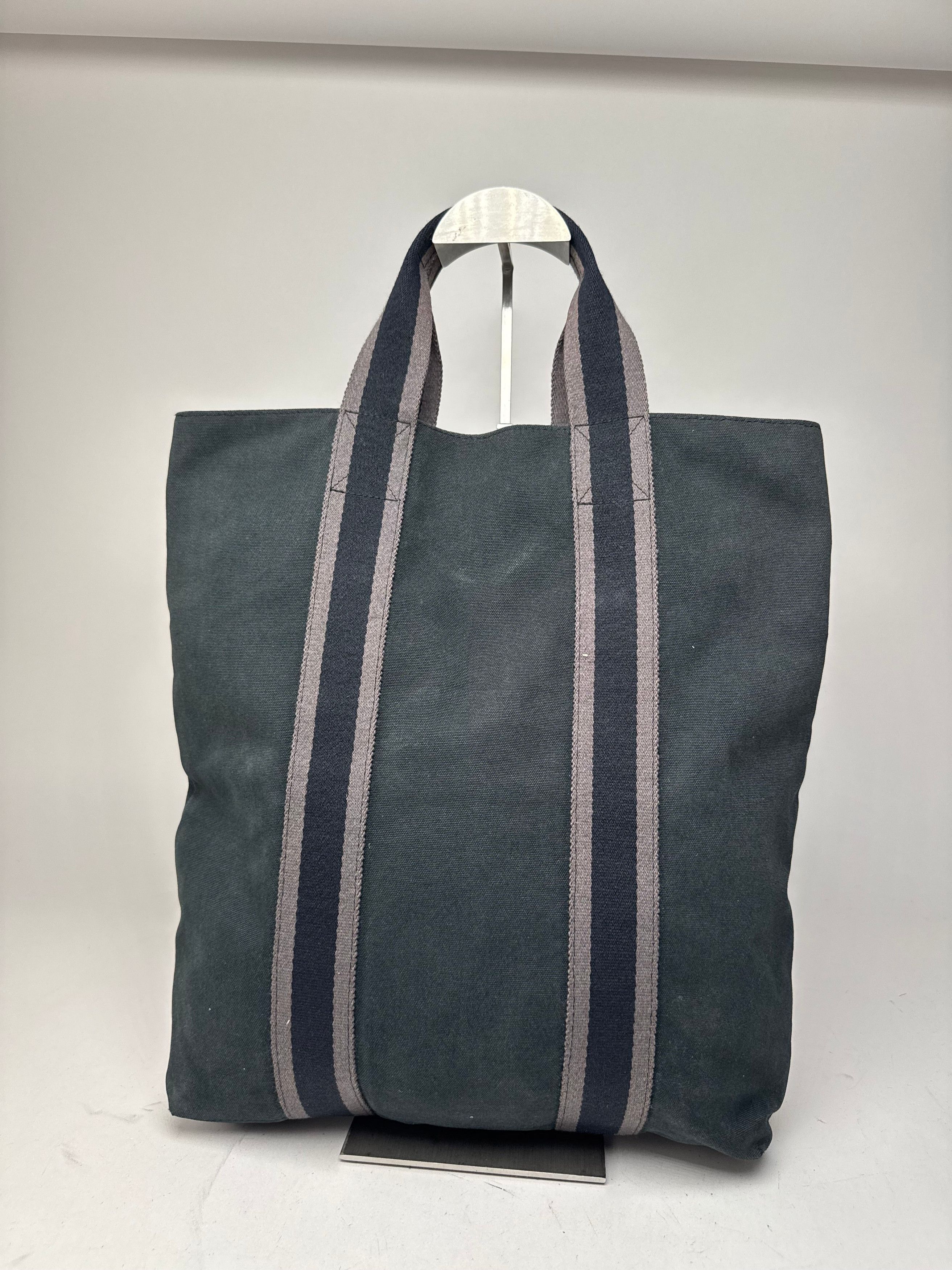 Other Vintage Hermes Canvas Tote bag black Size ONE SIZE - 2 Thumbnail