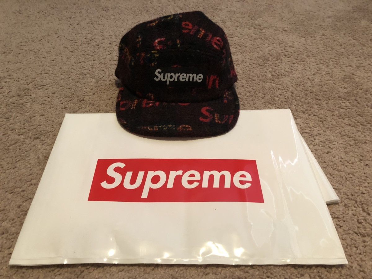 Supreme Harris Tweed Camp Cap (SS25) - $58