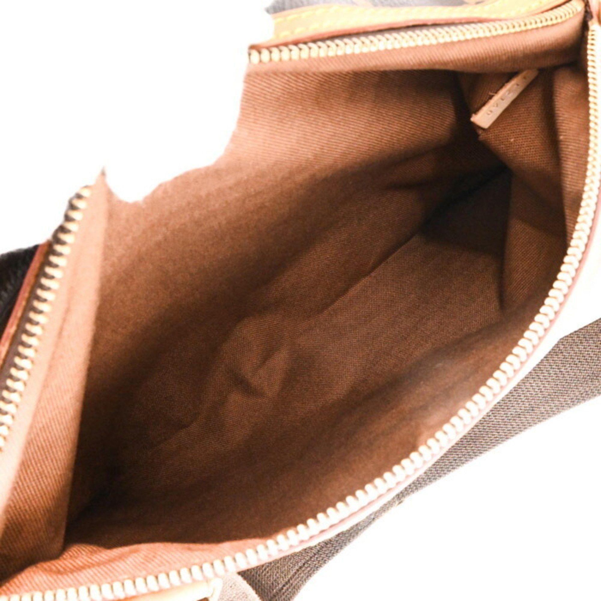 Louis Vuitton LOUIS VUITTON Sac Ado Bosphor Monogram Backpack, Brown Leather, M40107 Size ONE SIZE - 16 Thumbnail