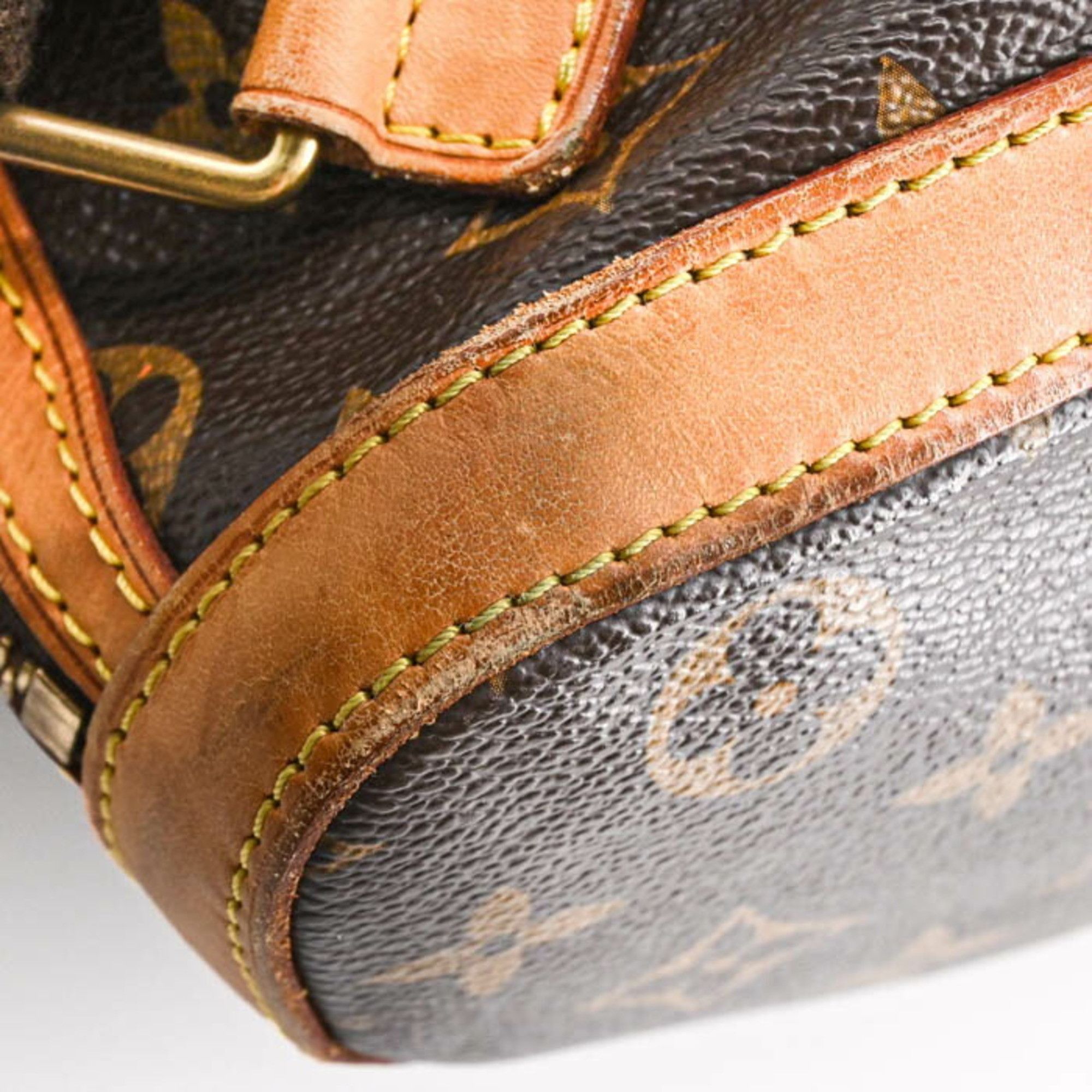 Louis Vuitton LOUIS VUITTON Sac Ado Bosphor Monogram Backpack, Brown Leather, M40107 Size ONE SIZE - 15 Thumbnail
