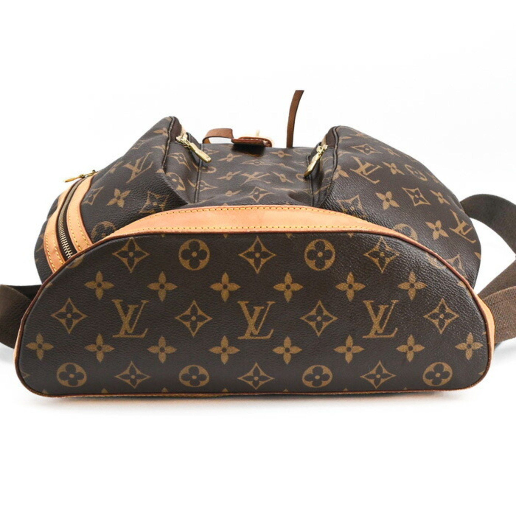 Louis Vuitton LOUIS VUITTON Sac Ado Bosphor Monogram Backpack, Brown Leather, M40107 Size ONE SIZE - 5 Thumbnail