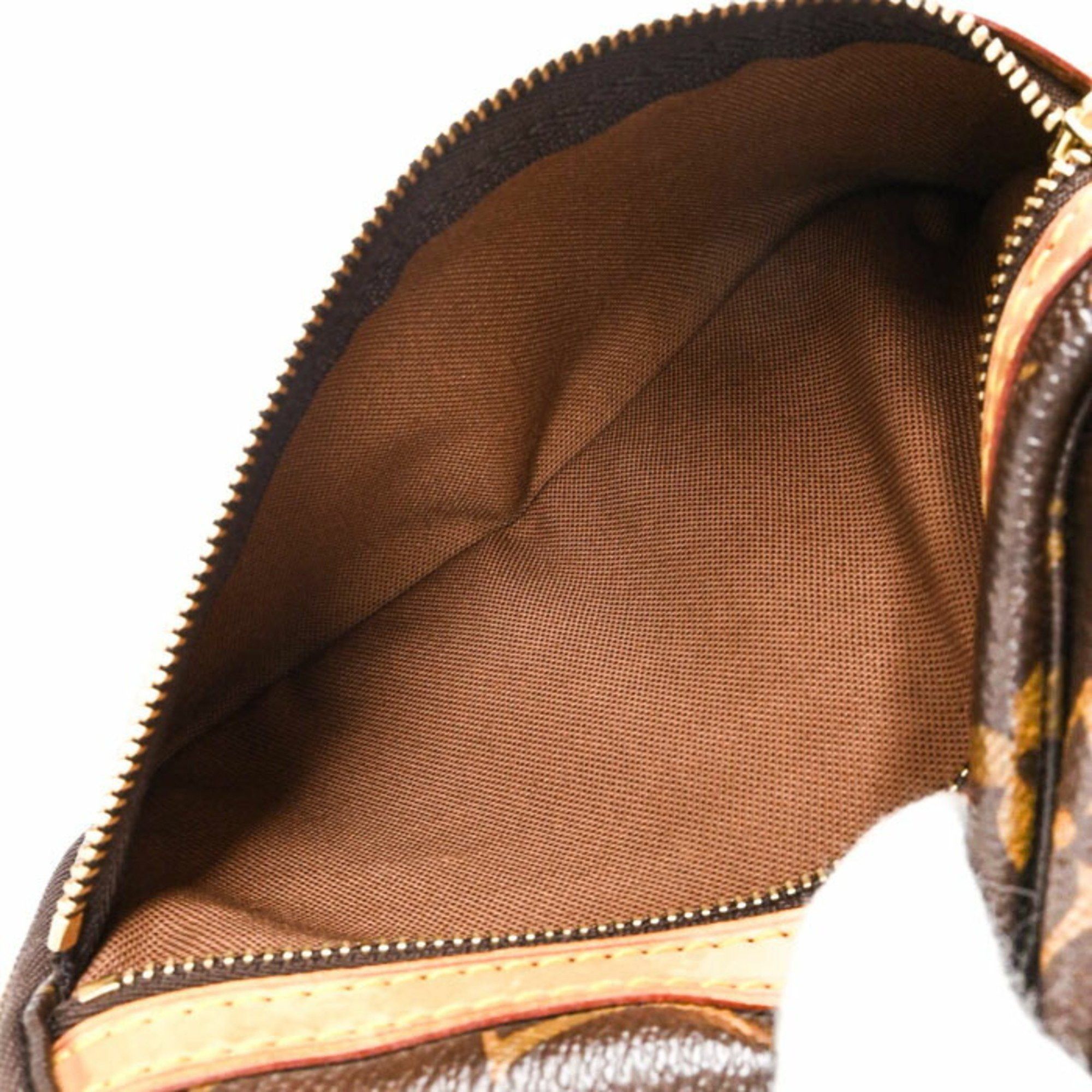 Louis Vuitton LOUIS VUITTON Sac Ado Bosphor Monogram Backpack, Brown Leather, M40107 Size ONE SIZE - 9 Thumbnail