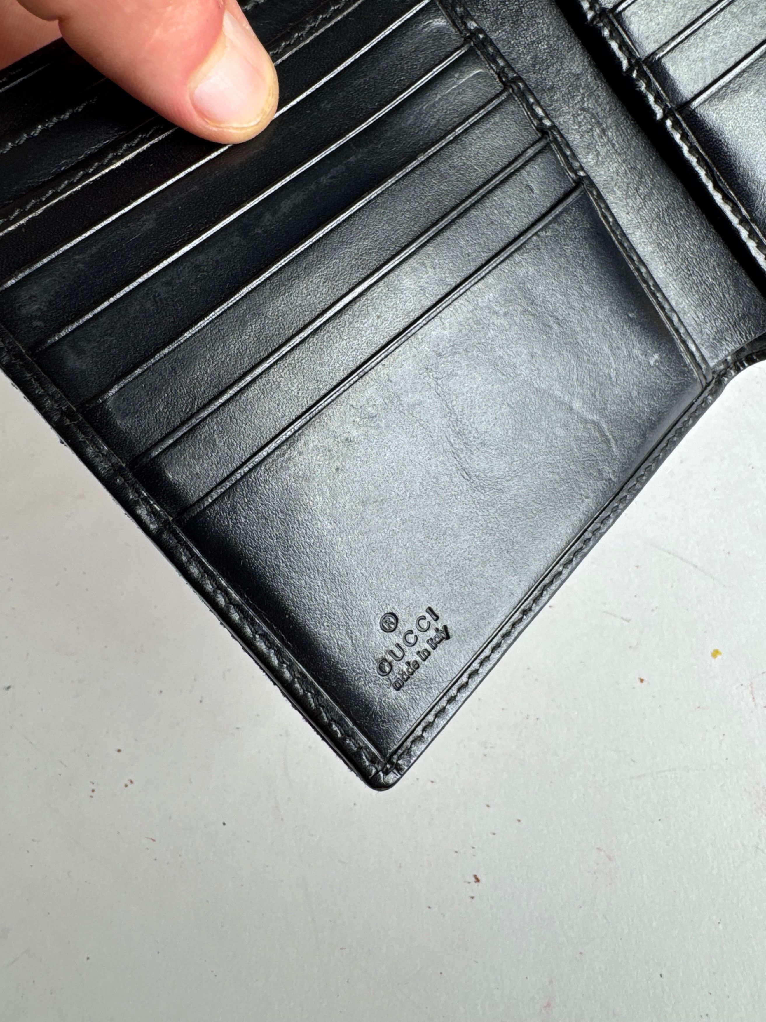 Gucci Vintage Jackie Monogram Wallet black brown Size ONE SIZE - 3 Thumbnail