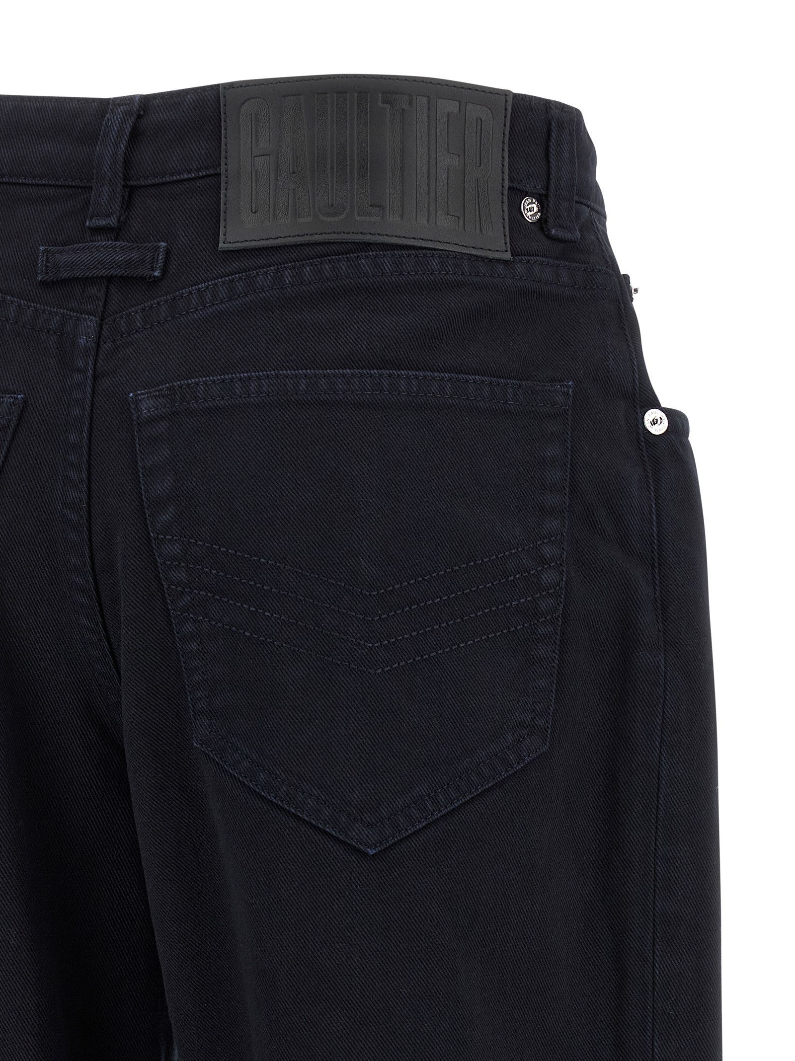 Jean Paul Gaultier 'The Snap-Button Denim' jeans Size 24" / US 00 / IT 34 - 4 Thumbnail