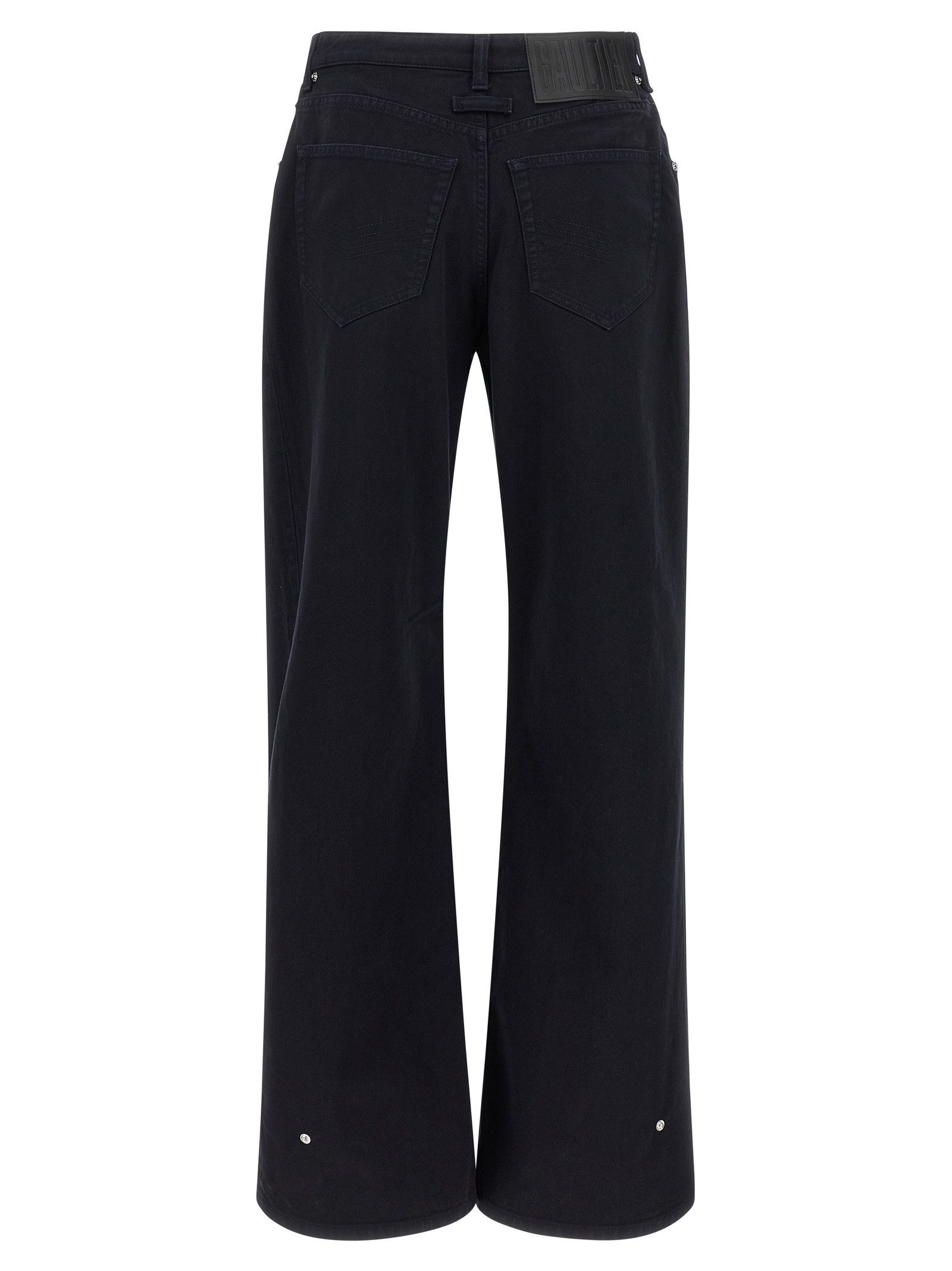 Jean Paul Gaultier 'The Snap-Button Denim' jeans Size 26" / US 2 / IT 38 - 2 Thumbnail