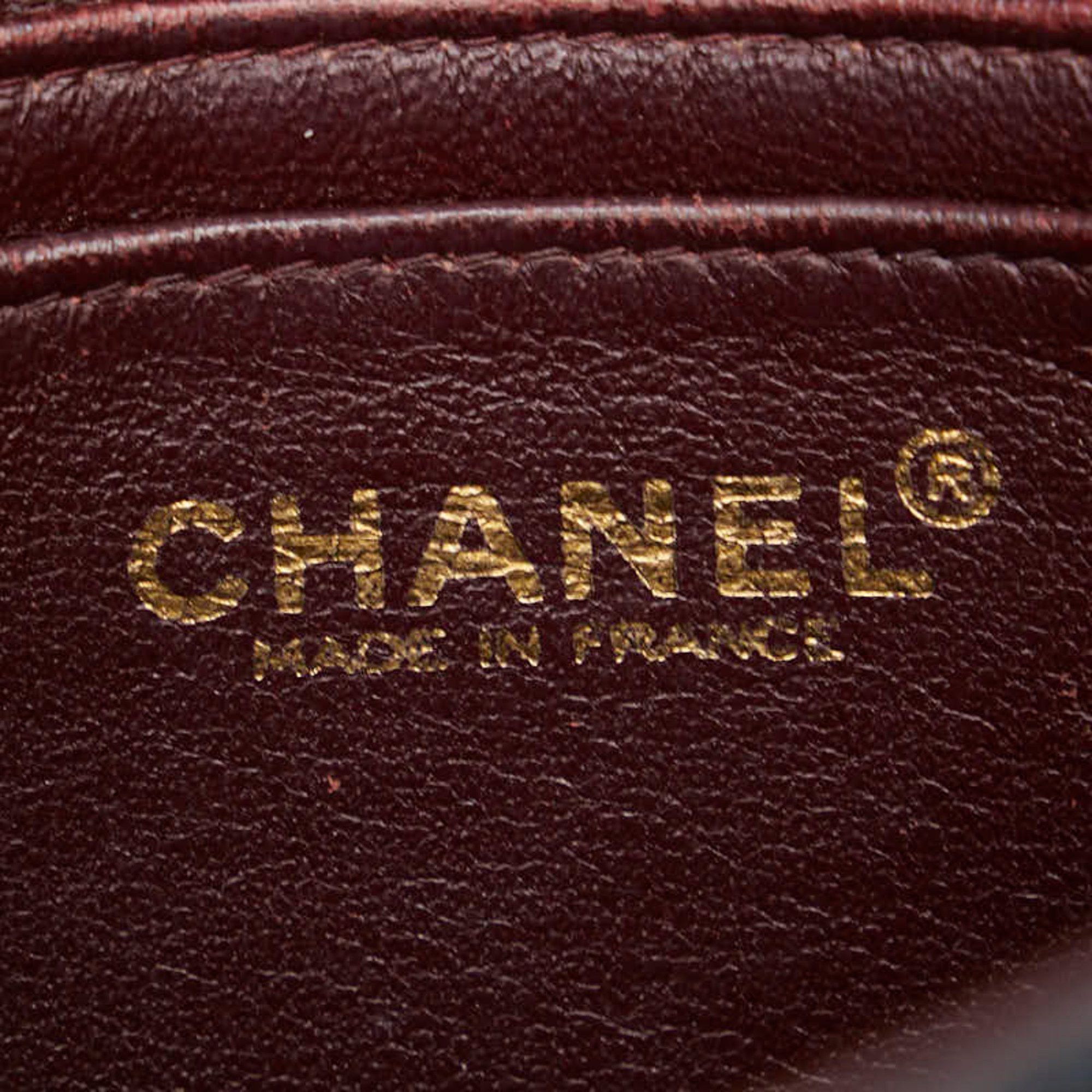 Chanel CHANEL Mini Matelasse Coco Mark Chain Shoulder Bag in Black Lambskin for Women Size ONE SIZE - 10 Thumbnail