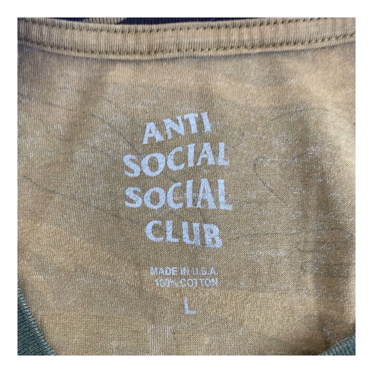 Other Other Anti Social Social Club Cotton T-shirt Cotton T-Shirts DUTY FREE for USA Size ONE SIZE - 7 Thumbnail