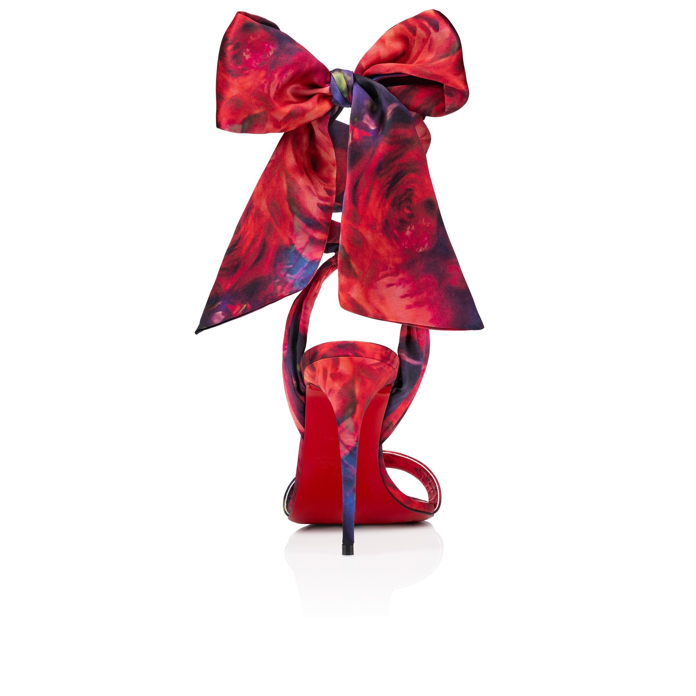 Christian Louboutin sandale du desert 100mm satin roses Size US 9.5 / IT 39.5 - 4 Thumbnail