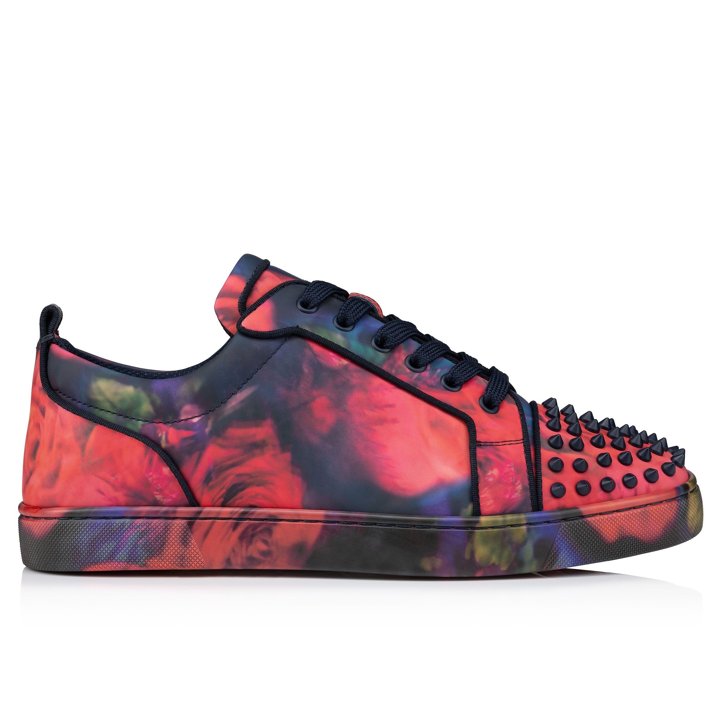 Christian Louboutin louis junior spikes satin roses Size US 10 / EU 43 - 2 Thumbnail