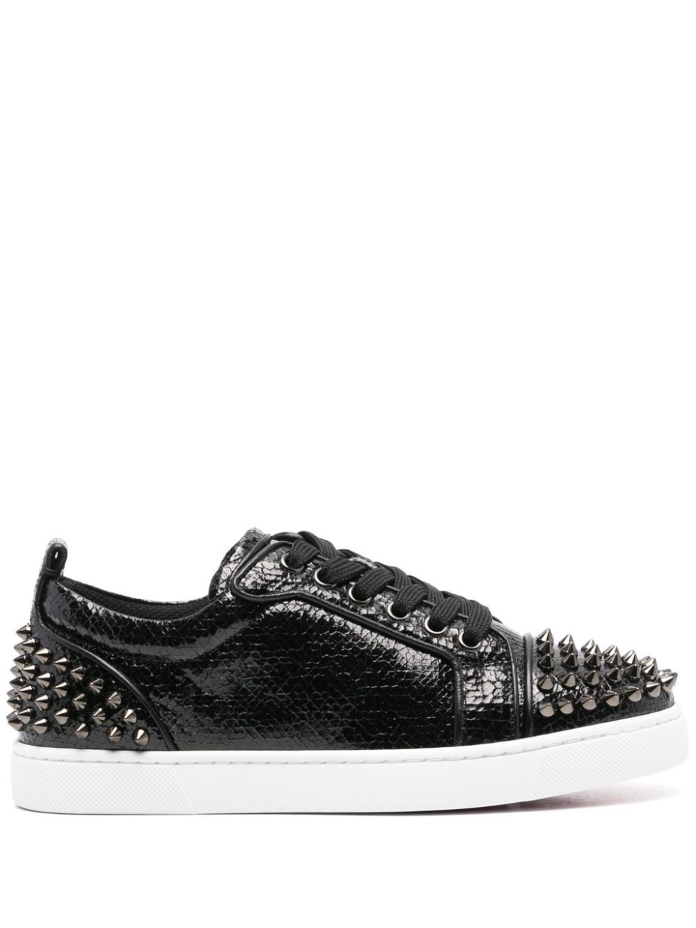 Christian Louboutin louise junior spikes black Size US 8 / IT 38 - 2 Thumbnail