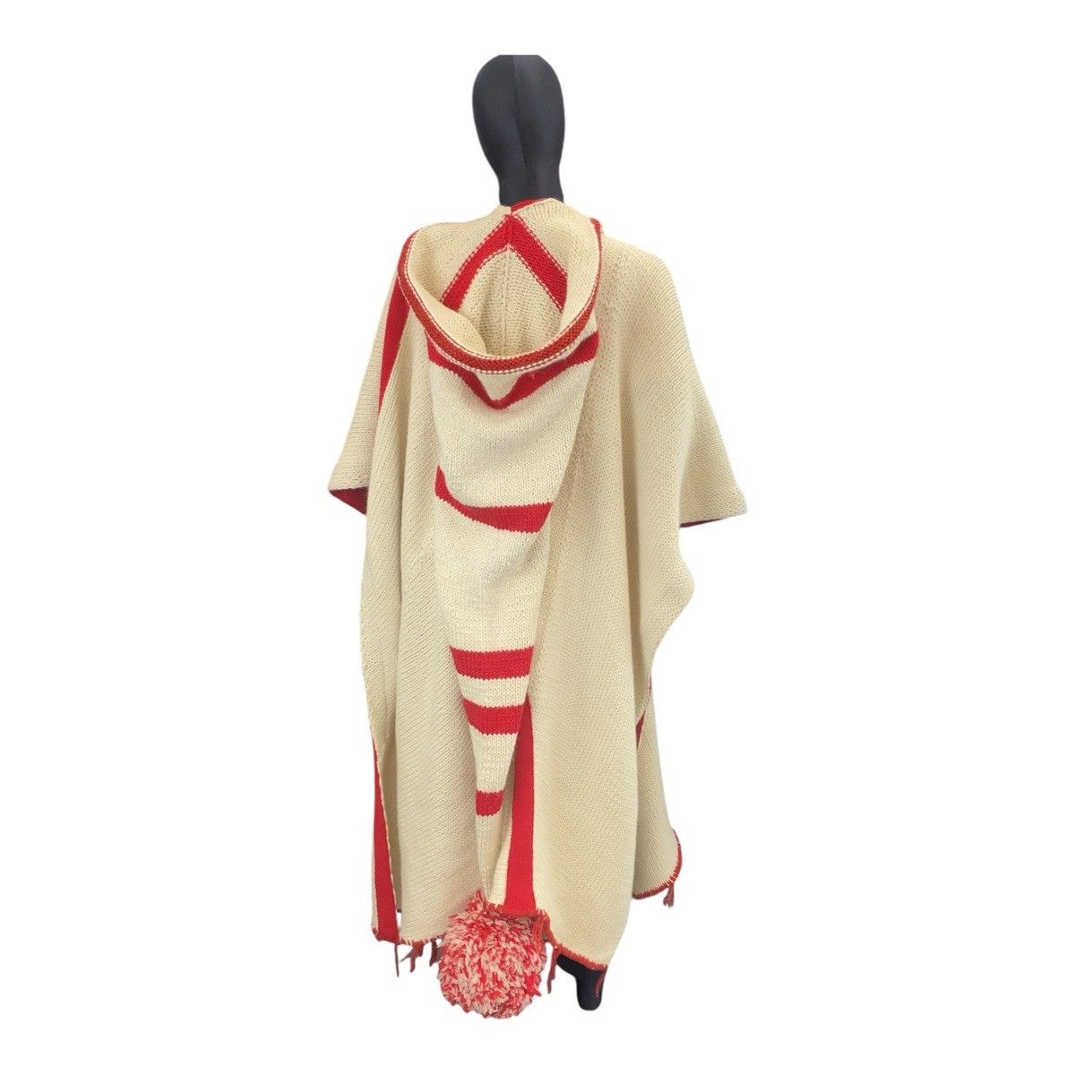 Loewe Loewe Loewe Wool Embroidered Knit Poncho Others Shawl DUTY FREE for USA Size ONE SIZE - 4 Thumbnail