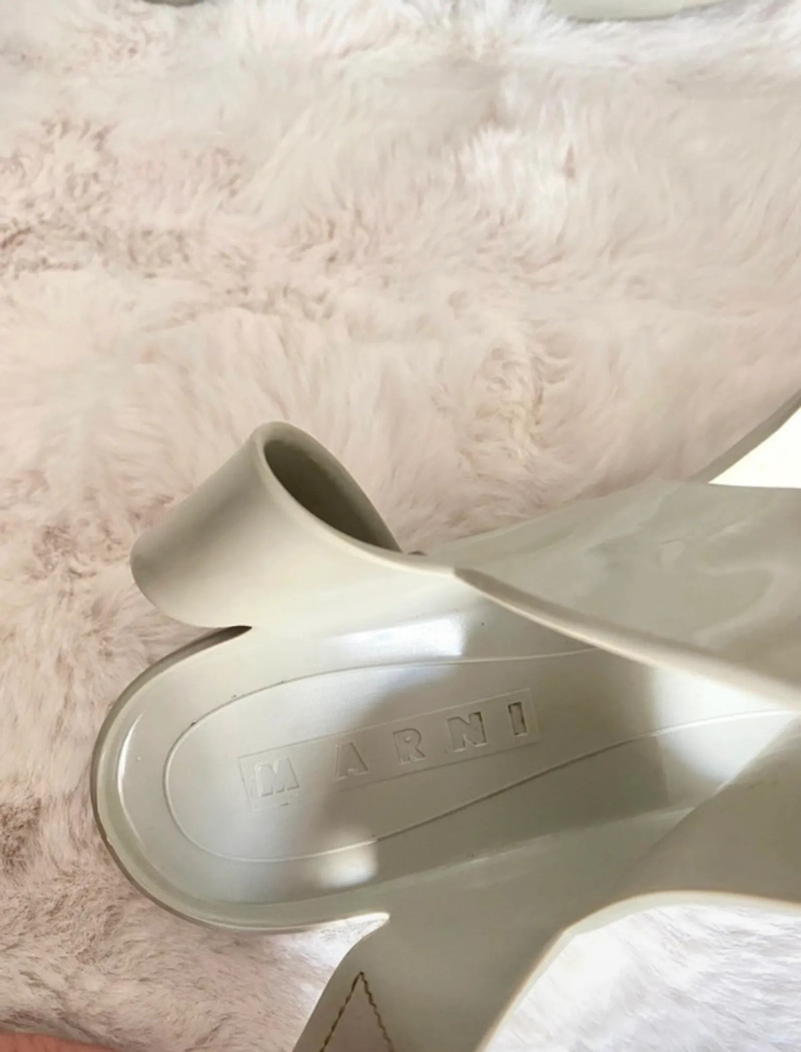 Marni Marni Rubber Jelly Slingback Flat Sandals Size US 9 / IT 39 - 4 Thumbnail