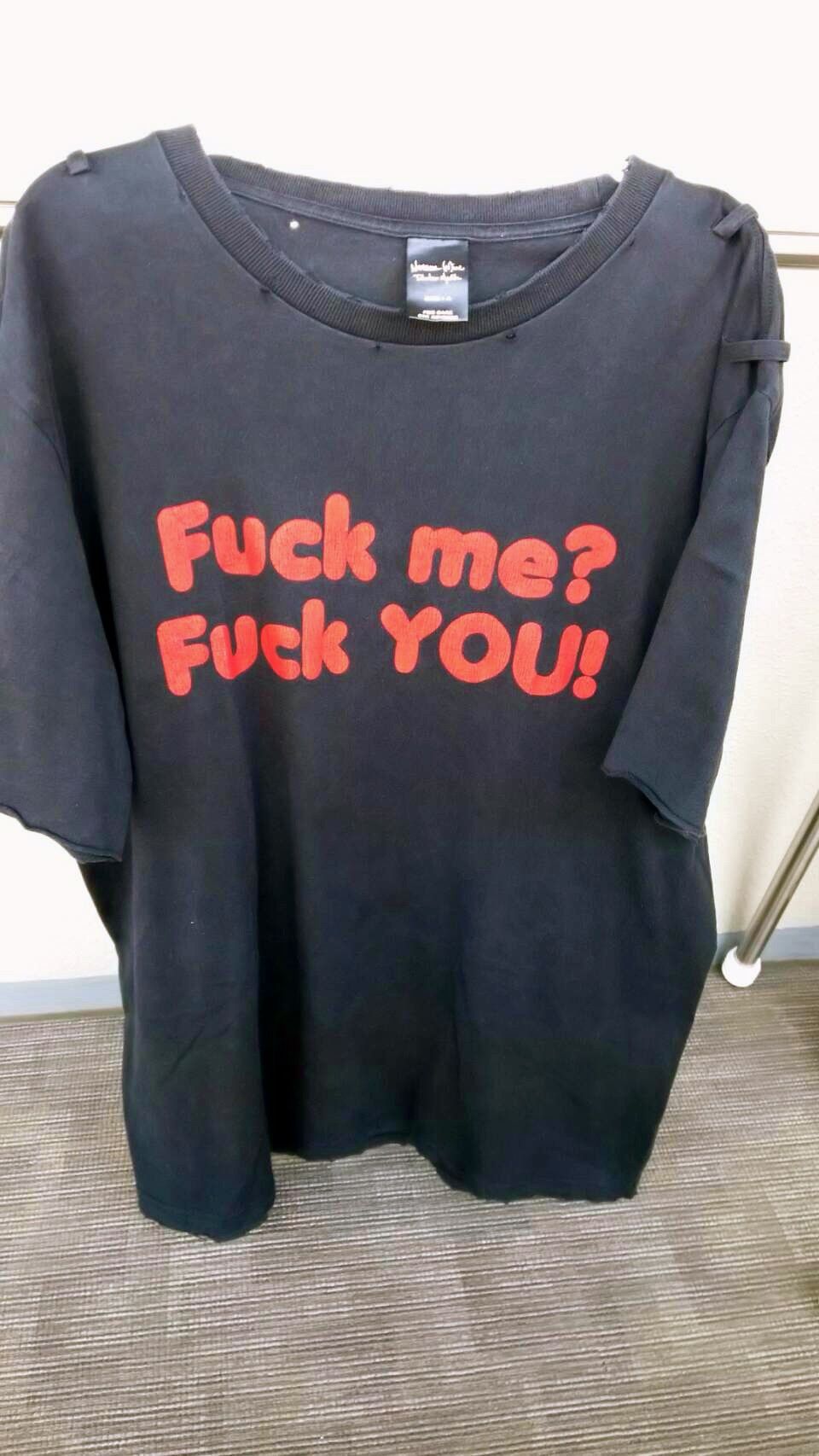 Number high quality (N)ine Ss06 “F*ck me? F*ck you!” Tee