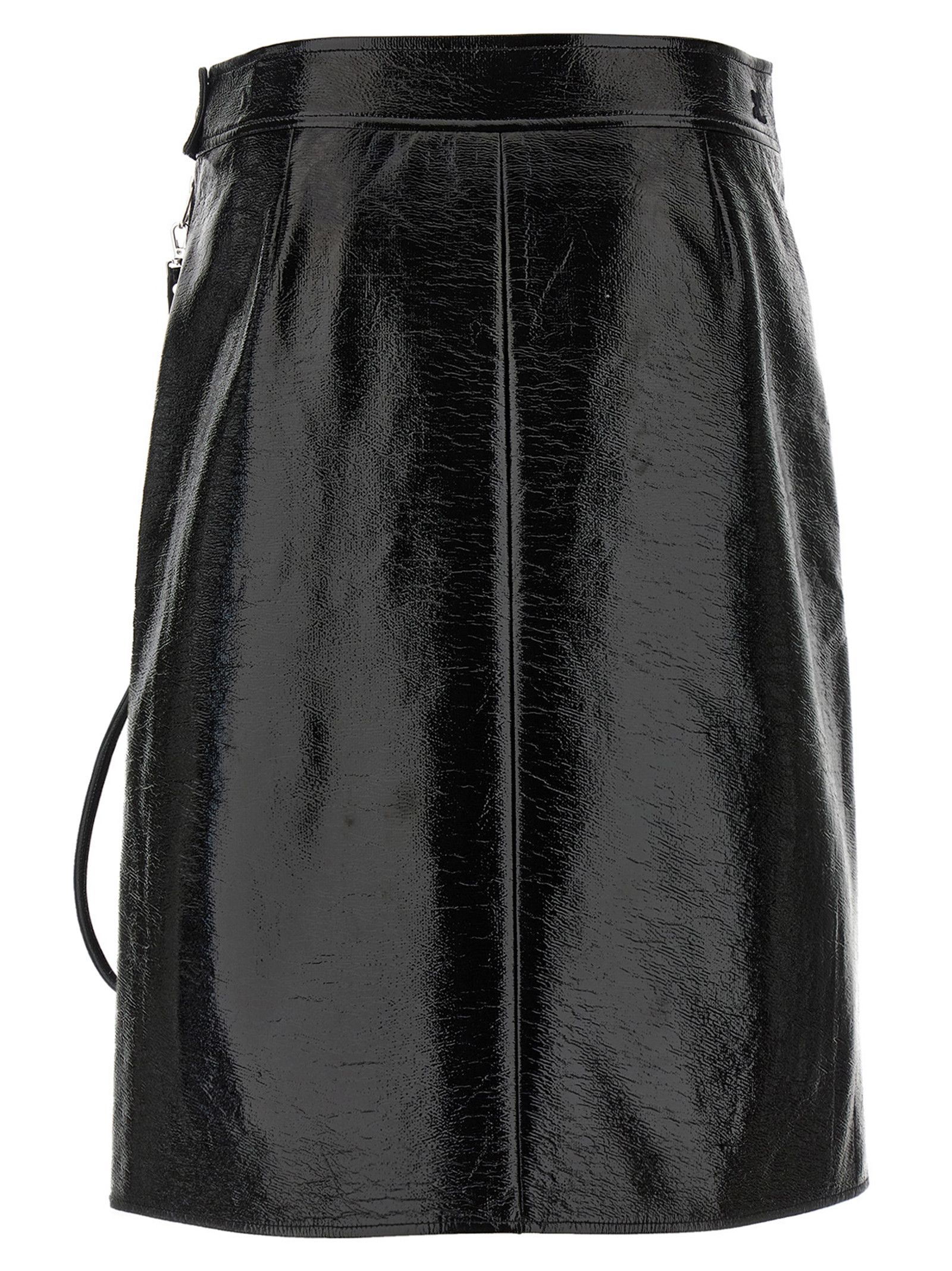 Courreges 'Zipped Vinyl' skirt Size 34" / US 12 / IT 48 - 2 Thumbnail