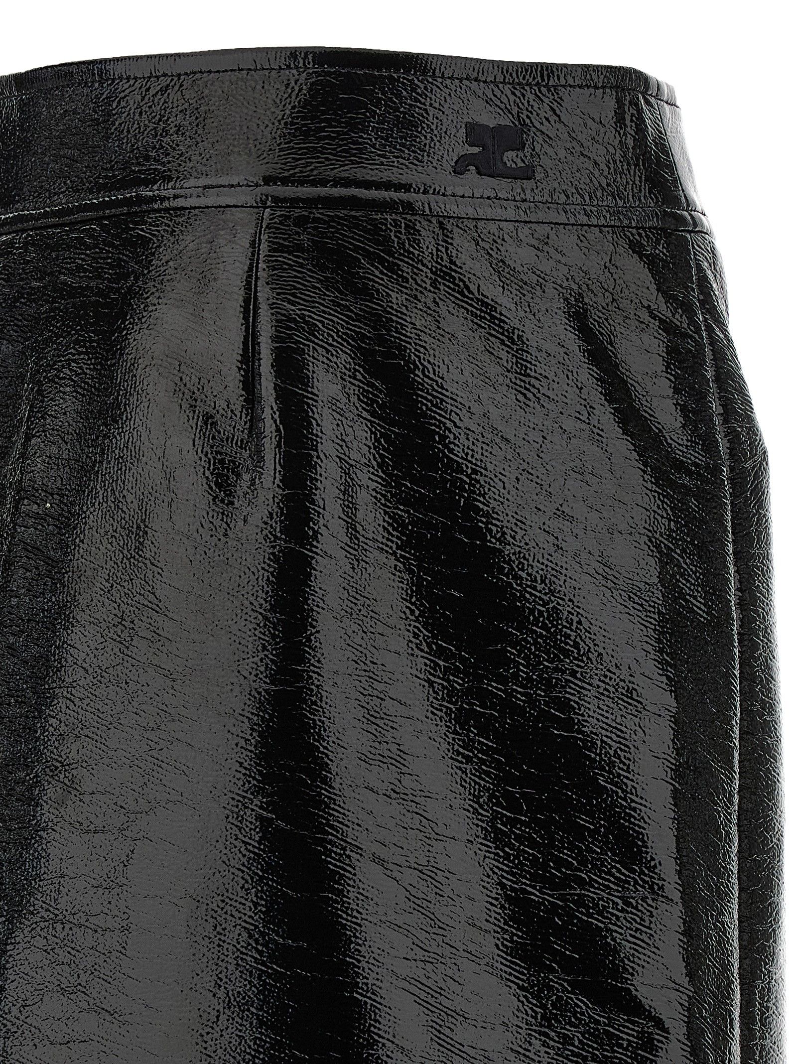Courreges 'Zipped Vinyl' skirt Size 34" / US 12 / IT 48 - 4 Thumbnail