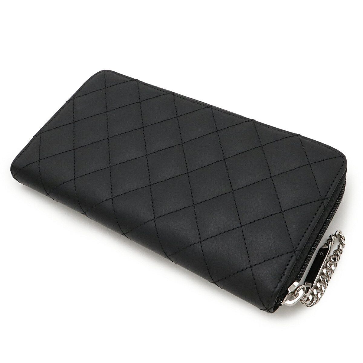Chanel Chanel Chanel Cambon Line Soft Calf Long Wallet Leather Long Wallet A50078 DUTY FREE for USA Size ONE SIZE - 2 Thumbnail